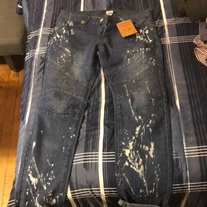 True religion blue jeans size 34